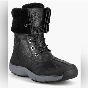 Santana Canada Maddie Faux Fur Lined Boot Black 9